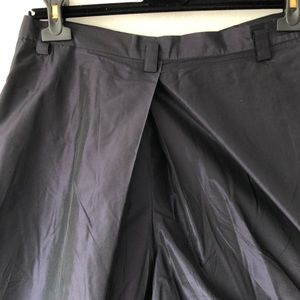 Skirt pants 100 % silk iridescent purple black